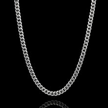 Load image into Gallery viewer, 7MM SILVER CUBAN CHAIN
