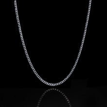 Load image into Gallery viewer, 3MM SILVER CUBAN CHAIN - Rocko Jewellery