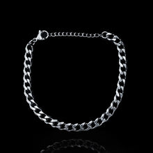 Load image into Gallery viewer, 5MM SILVER CUBAN BRACELET - Rocko Jewellery