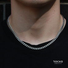 Load image into Gallery viewer, 5MM SILVER CUBAN CHAIN - Rocko Jewellery