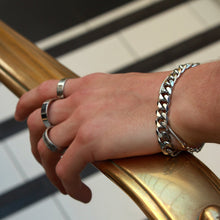 Load image into Gallery viewer, 7MM SILVER CUBAN BRACELET - Rocko Jewellery