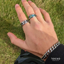 Load image into Gallery viewer, CUBAN CHAIN RING - Rocko Jewellery
