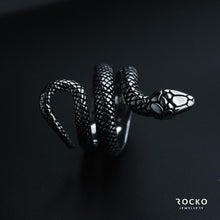 Load image into Gallery viewer, PYTHON SNAKE RING - Rocko Jewellery