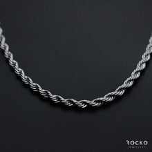 Load image into Gallery viewer, SILVER ROPE CHAIN - Rocko Jewellery