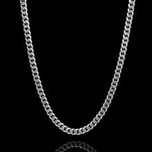 Load image into Gallery viewer, 7MM SILVER CUBAN CHAIN
