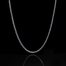 Load image into Gallery viewer, 3MM SILVER CUBAN CHAIN - Rocko Jewellery
