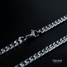 Load image into Gallery viewer, 5MM SILVER CUBAN CHAIN - Rocko Jewellery
