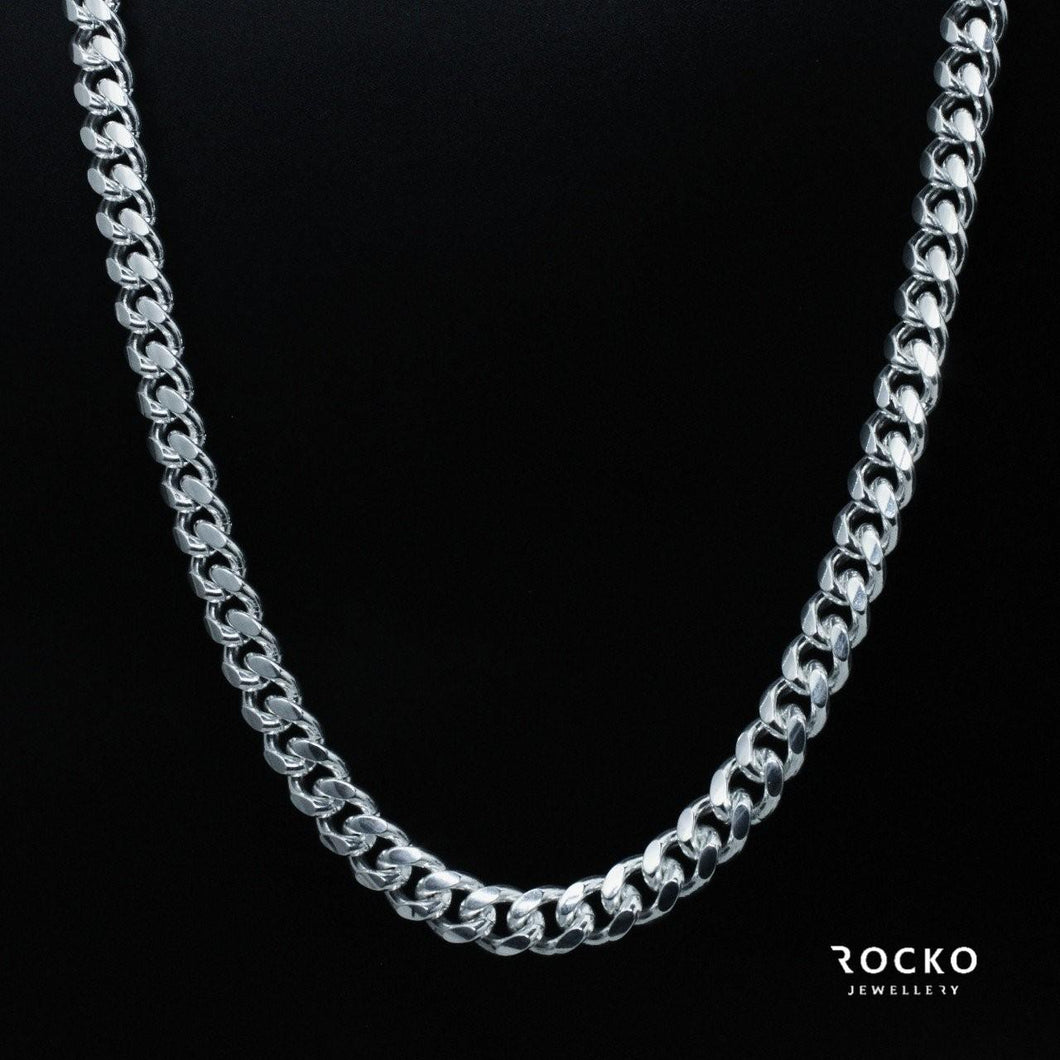 925 SILVER HEAVY CUBAN CHAIN - Rocko Jewellery