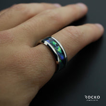 Load image into Gallery viewer, ABALONE SHELL RING - Rocko Jewellery
