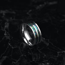 Load image into Gallery viewer, ABALONE STRIPE RING - Rocko Jewellery
