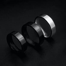 Load image into Gallery viewer, BLACK CLASSIC BAND RING - Rocko Jewellery
