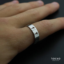 Load image into Gallery viewer, SAINT CROSS RING - Rocko Jewellery
